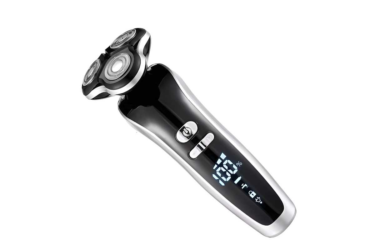 Электробритва HomeChef BR 0307RC, черный и хром